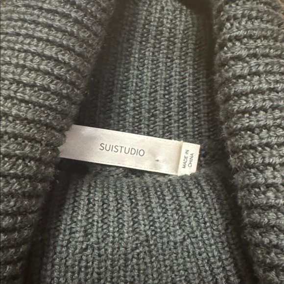 Suistudio Marino wool cable knit sweater - Picture 3 of 7